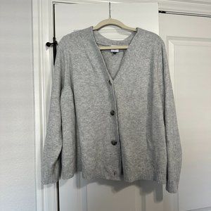 cabi gray cardigan sweater